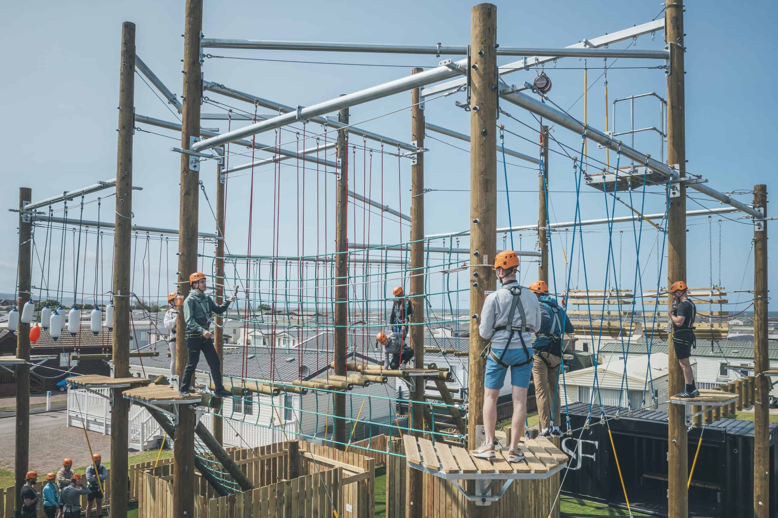 High ropes course north wales